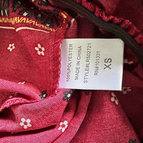 Charlotte Russe Off The Shoulder Romper Sz Xs - Picture 6 of 6